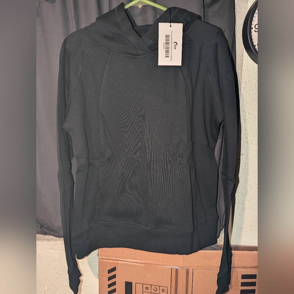 ZYIA Active Oh So Soft Black Classic Hoodie NWT